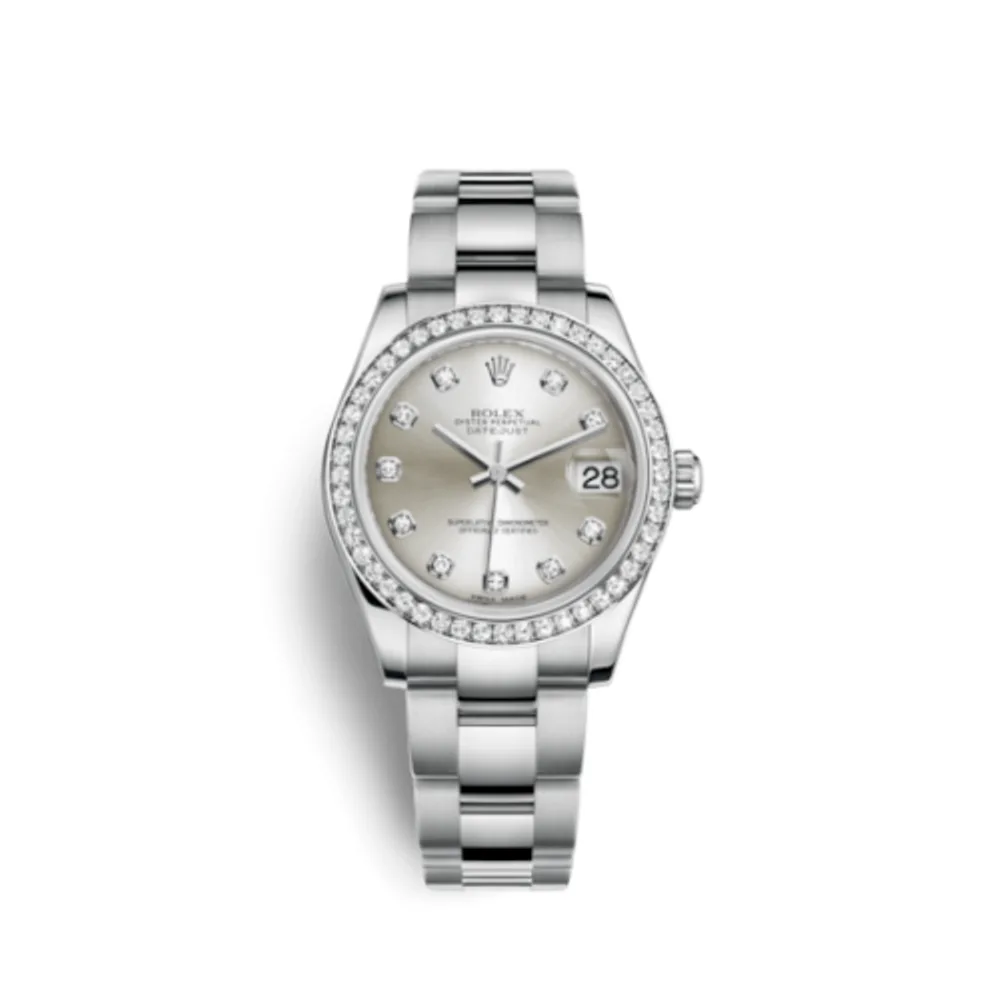 Rolex Datejust 31 Stainless Steel Diamond / Oyster / Silver Diamond