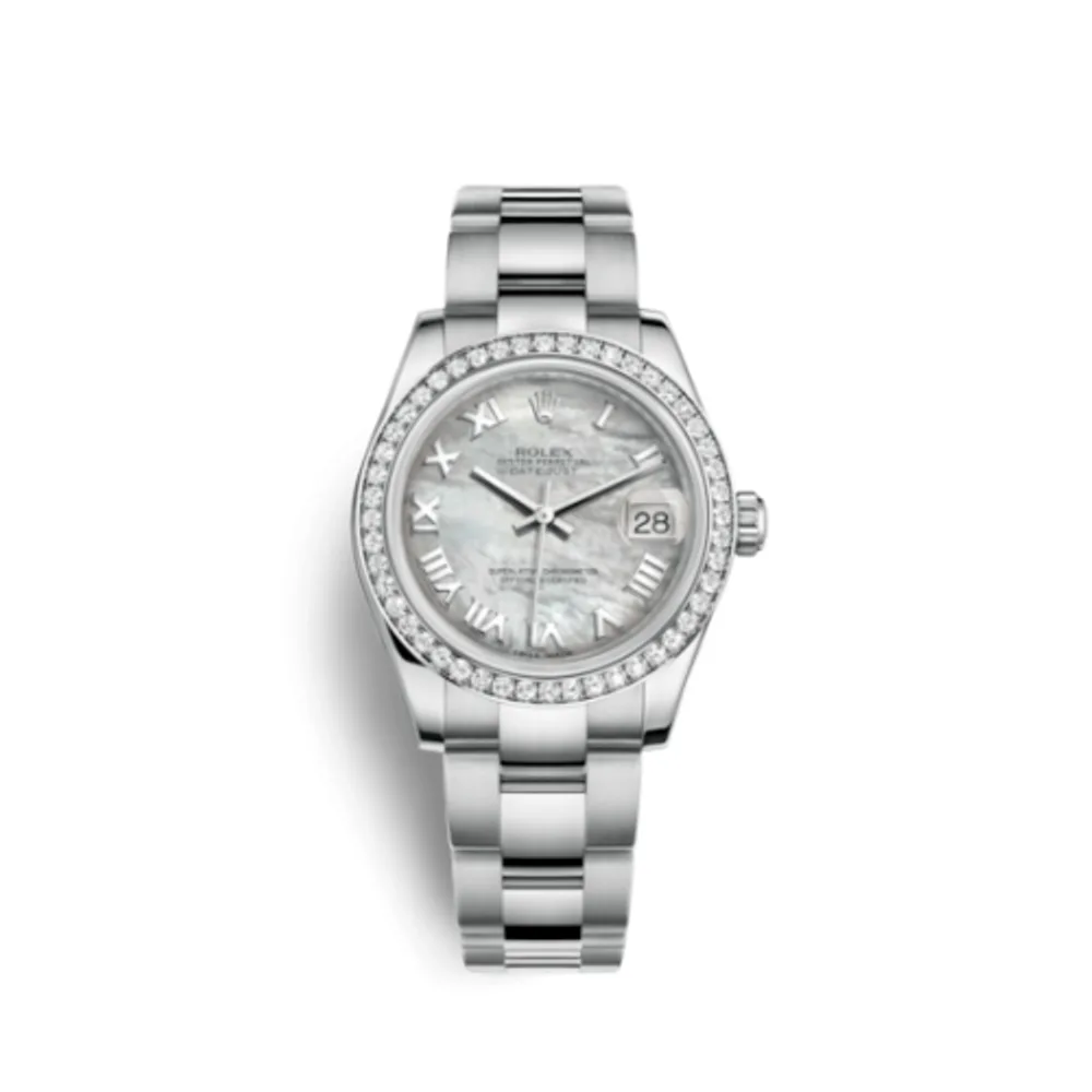 Rolex Datejust 31 Stainless Steel Diamond / Oyster / MOP - Roman