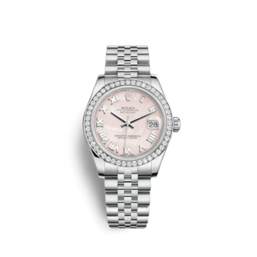 Rolex Datejust 31 Stainless Steel Diamond / Jubilee / Pink MOP - Roman