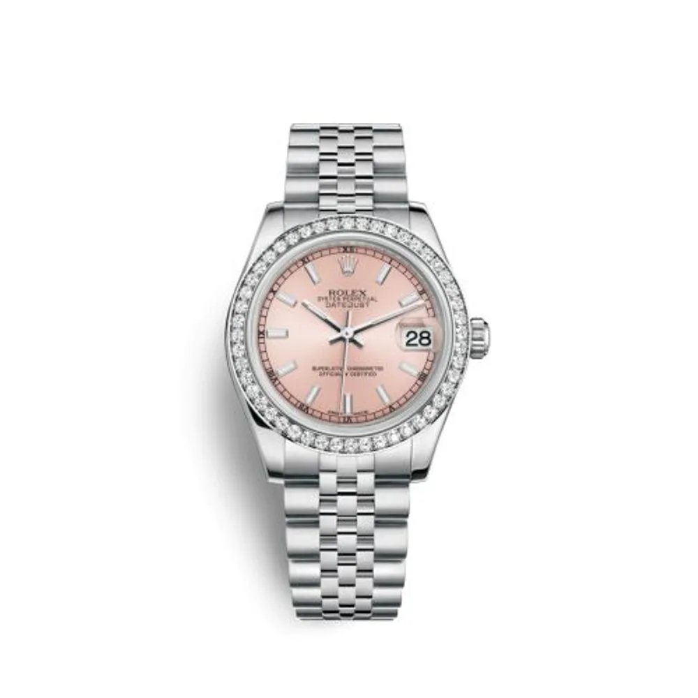 Rolex Datejust 31 Stainless Steel Diamond / Jubilee / Pink
