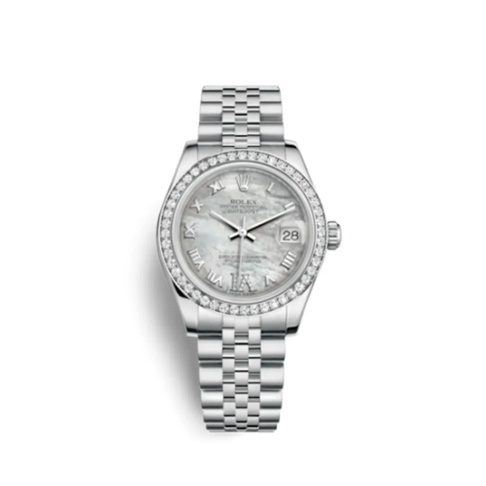 Rolex Datejust 31 Stainless Steel Diamond / Jubilee / MOP - Roman