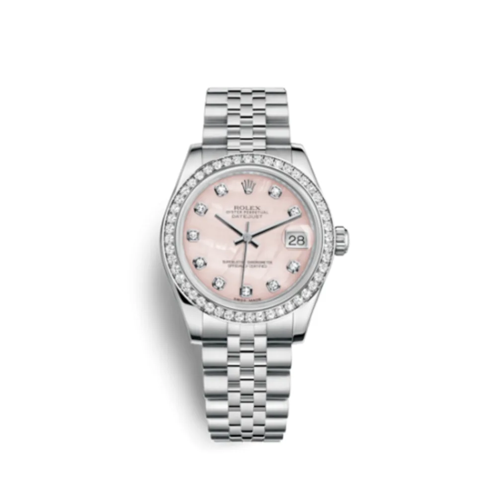 Rolex Datejust 31 Stainless Steel Diamond / Jubilee / Pink MOP