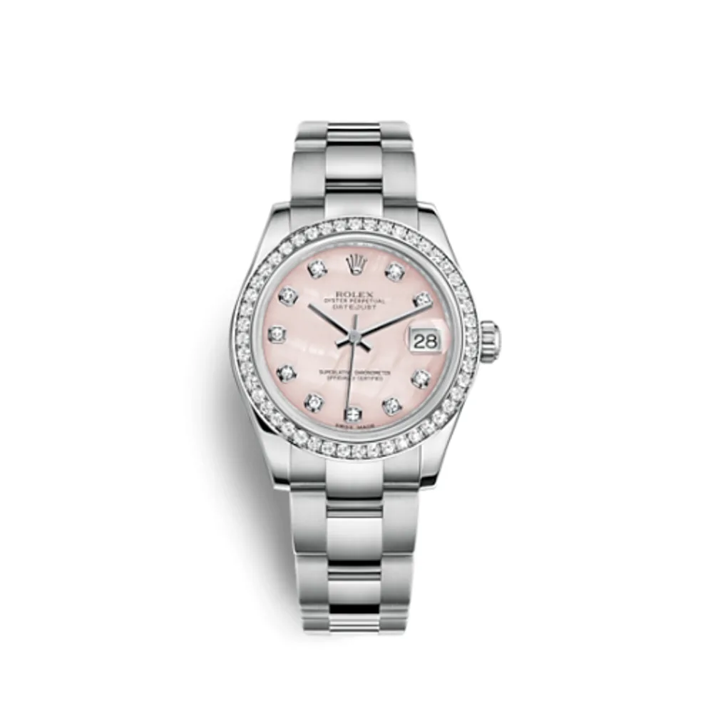 Rolex Datejust 31 Stainless Steel Diamond / Oyster / Pink MOP