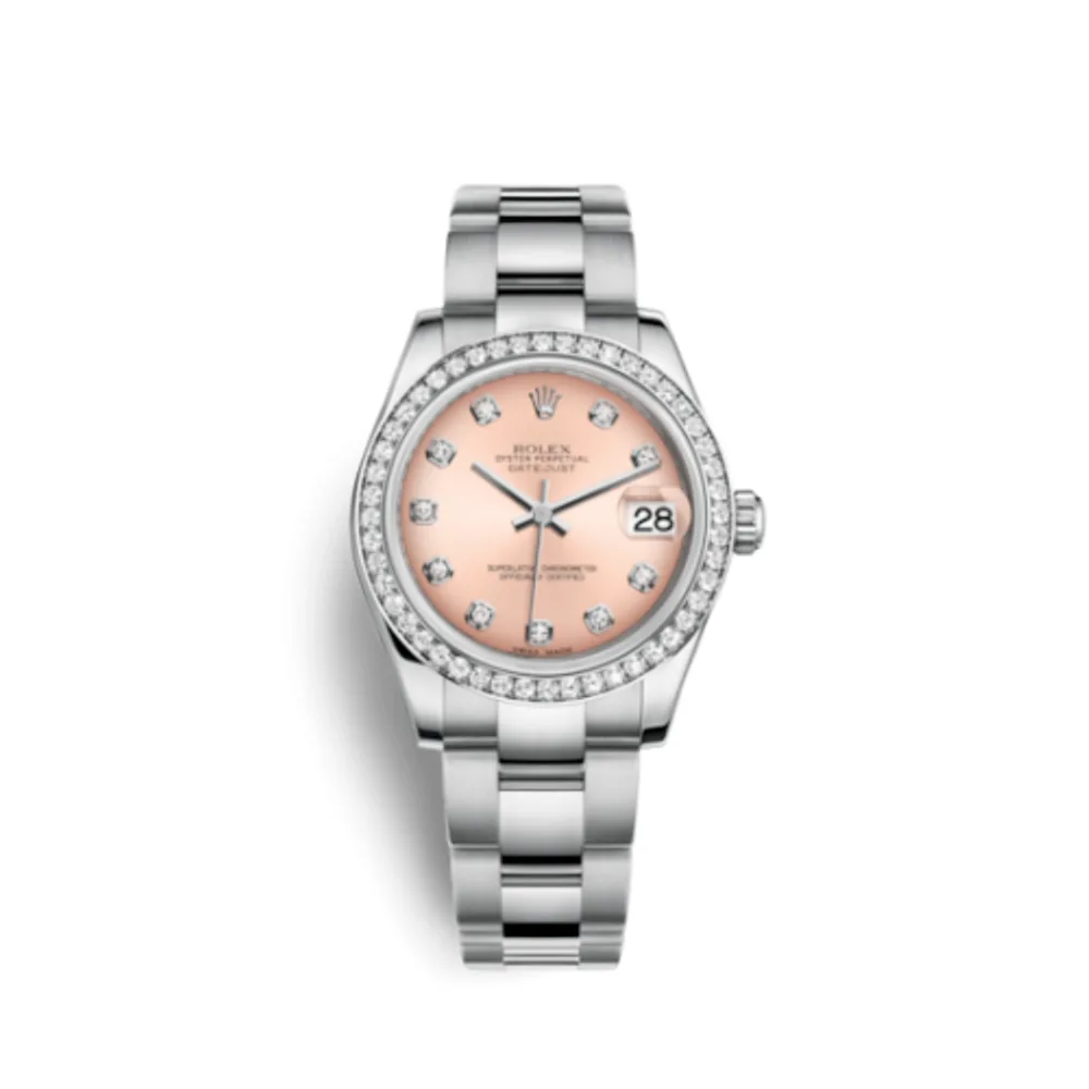 Rolex Datejust 31 Stainless Steel Diamond / Oyster / Pink - Diamond