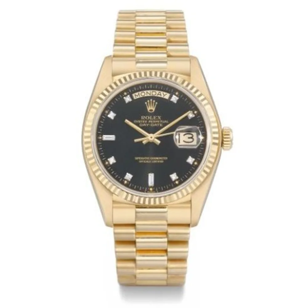Rolex Day-Date 18038 Black Diamond