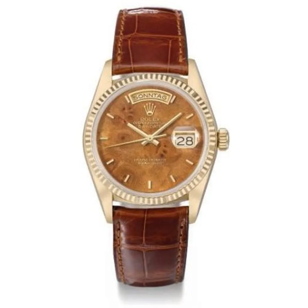 Rolex Day-Date 18038 Burr Wood