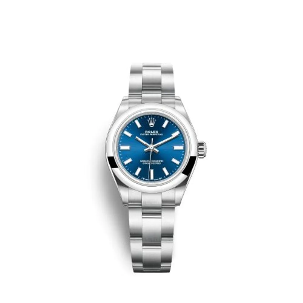 Rolex Oyster Perpetual 28 Stainless Steel / Blue
