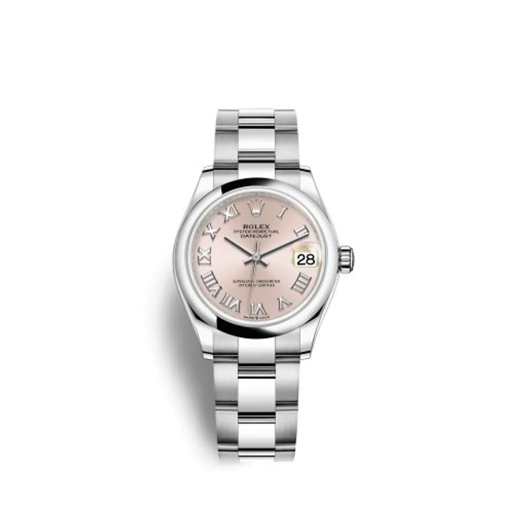 Rolex Datejust 31 Stainless Steel / Oyster / Pink - Roman