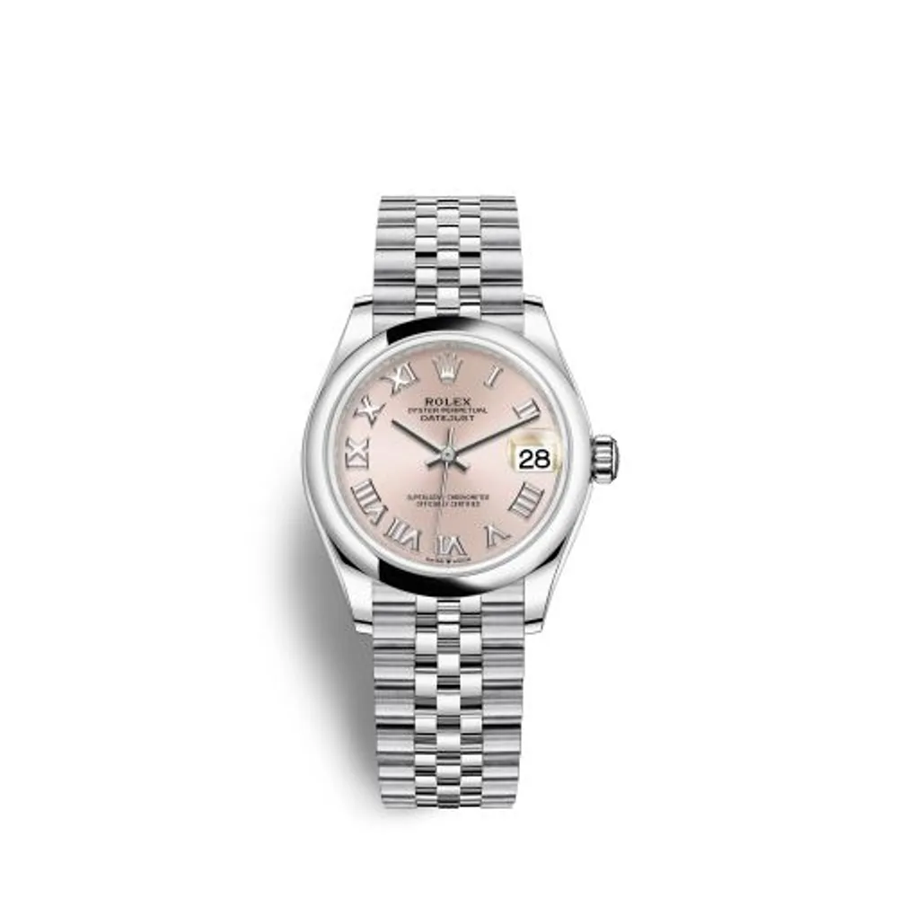 Rolex Datejust 31 Stainless Steel / Jubilee / Pink - Roman
