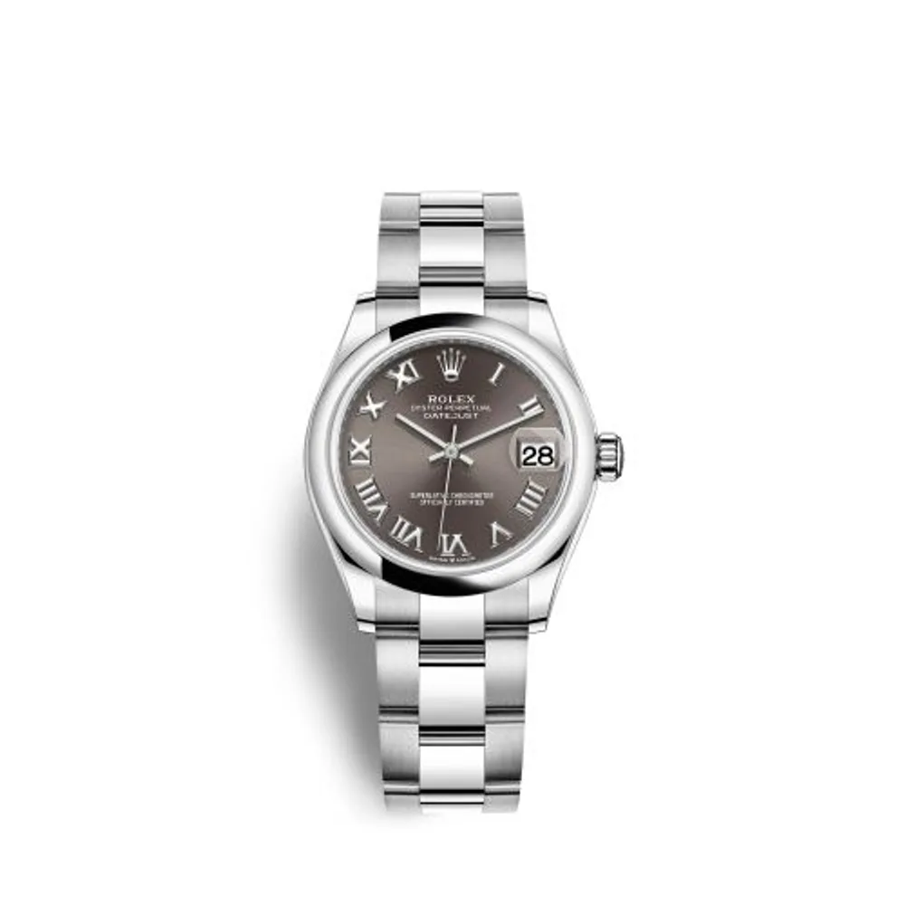 Rolex Datejust 31 Stainless Steel / Oyster / Grey - Roman