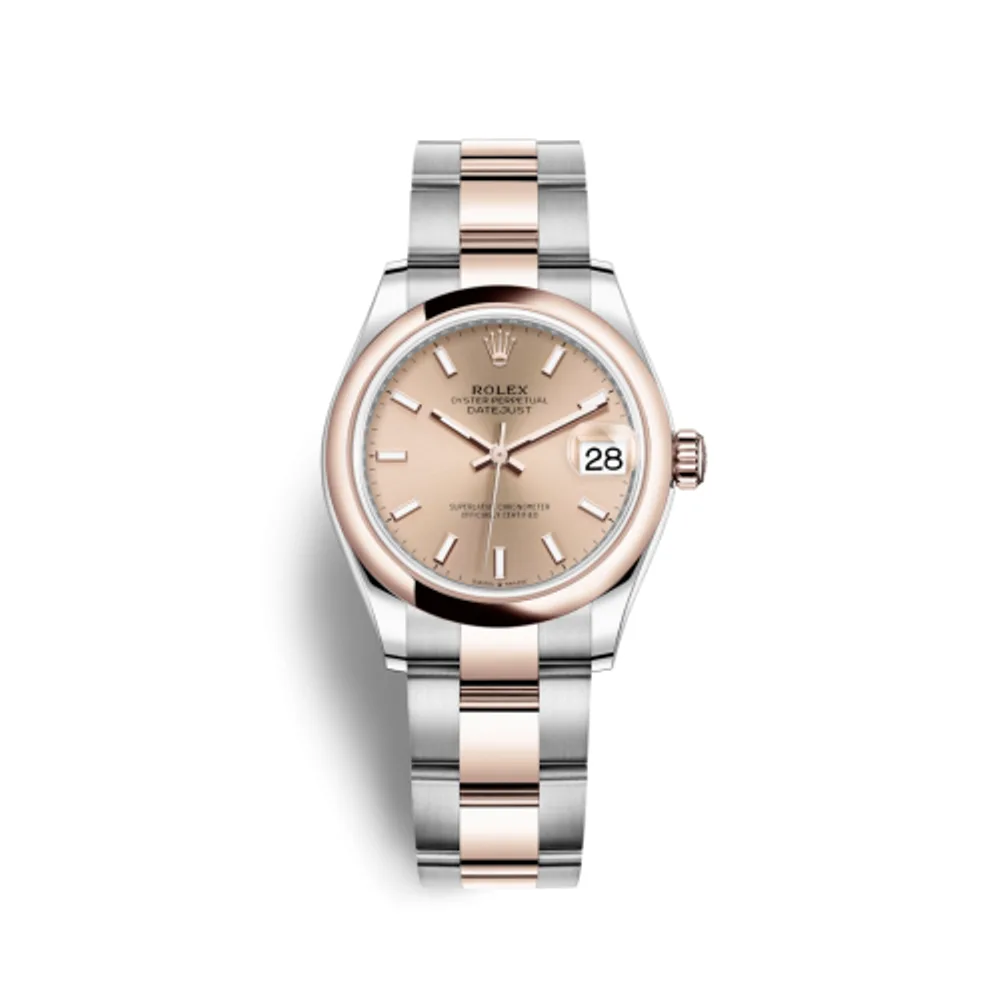 Rolex Datejust 31 Stainless Steel/ Rose Gold / Domed / Rose / Oyster
