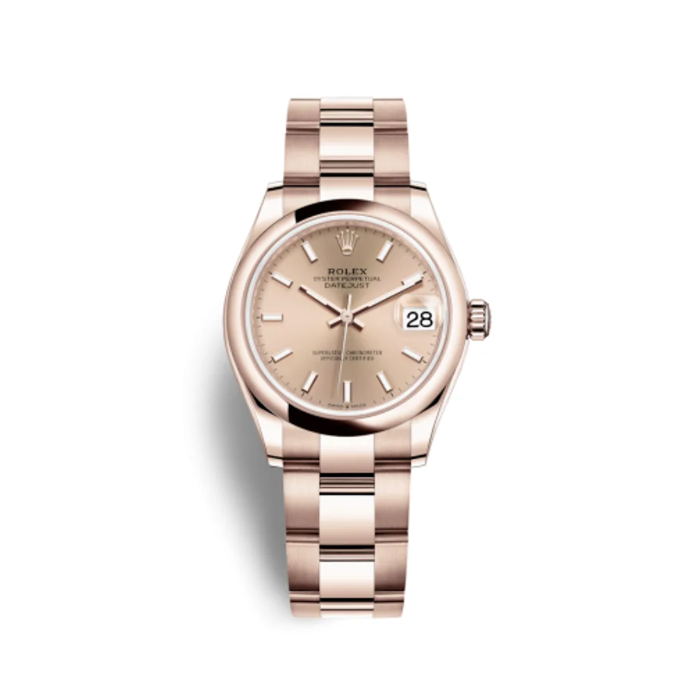 Rolex Datejust 31 Rose Gold / Domed / Rose / Oyster