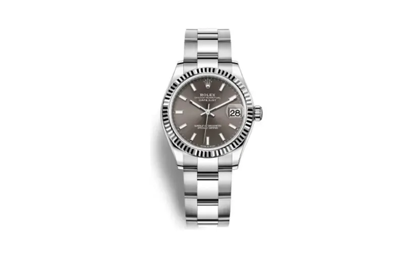 Rolex Datejust 31 Stainless Steel Fluted / Oyster / Grey