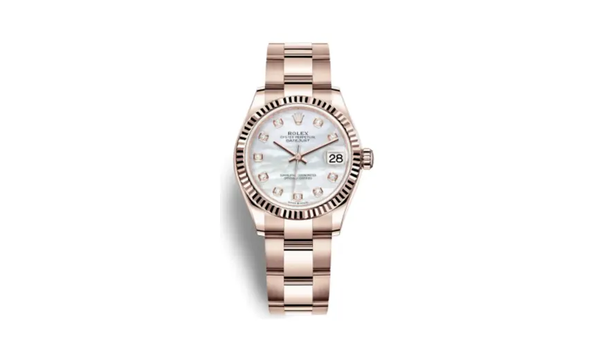 Rolex Datejust 31 Rose Gold / Fluted / MOP / Oyster