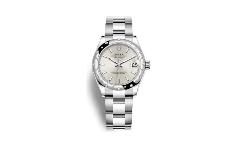Rolex Datejust 31 Stainless Steel Domed Diamond / Oyster / Silver