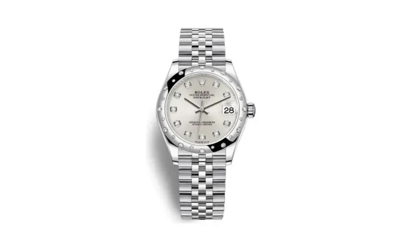 Rolex Datejust 31 Stainless Steel Domed Diamond / Jubilee / Silver - Diamond