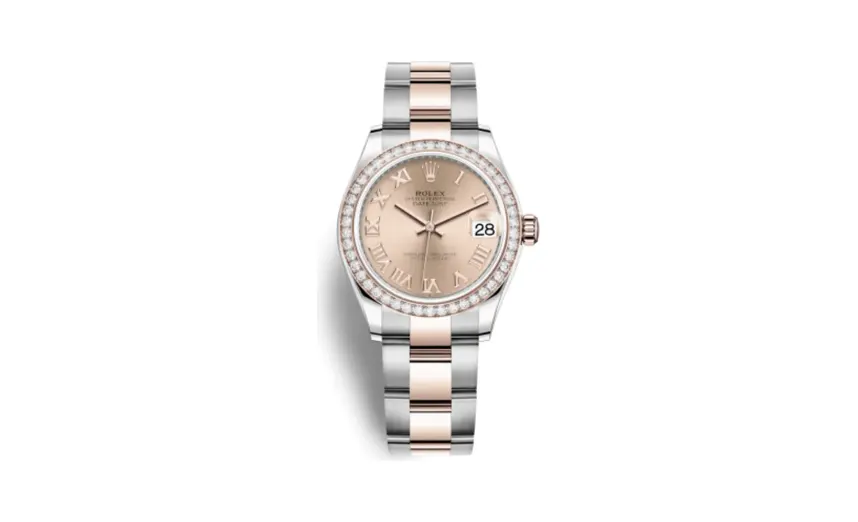 Rolex Datejust 31 Stainless Steel/ Rose Gold / Diamond / Rose - Roman / Oyster