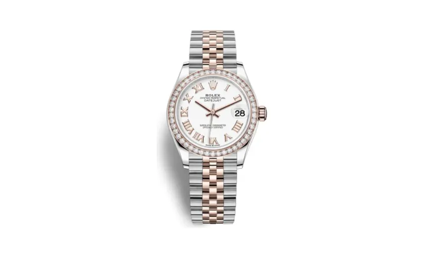 Rolex Datejust 31 Stainless Steel/ Rose Gold / Diamond / White - Roman / Jubilee