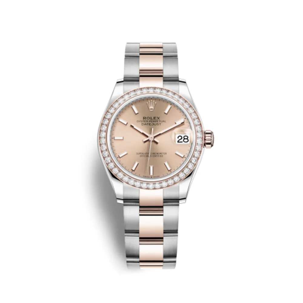 Rolex Datejust 31 Stainless Steel/ Rose Gold / Diamond / Rose / Oyster