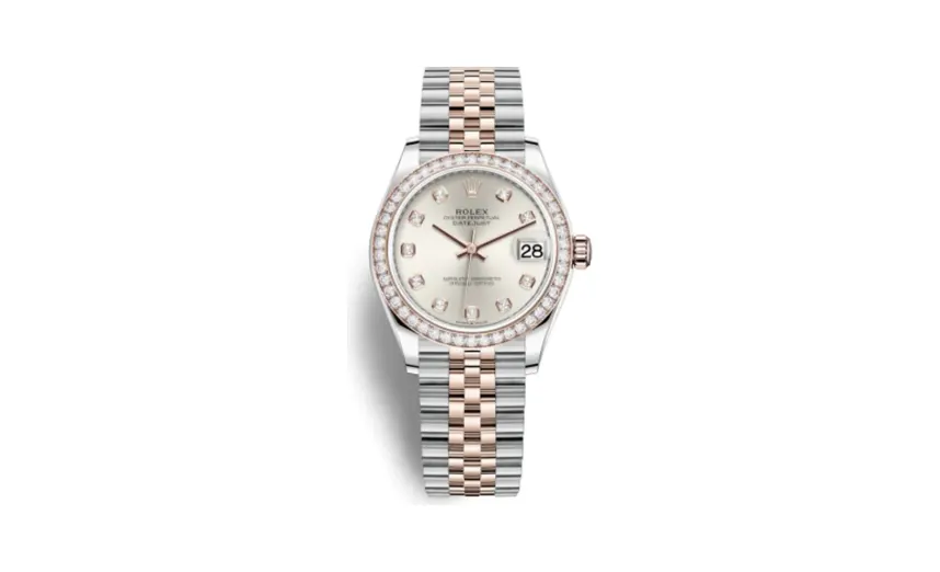 Rolex Datejust 31 Stainless Steel/ Rose Gold / Diamond / Silver - Diamond / Jubilee