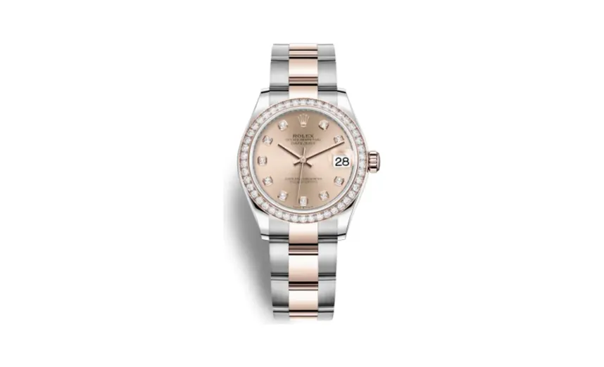 Rolex Datejust 31 Stainless Steel/ Rose Gold / Diamond / Rose - Diamond / Oyster