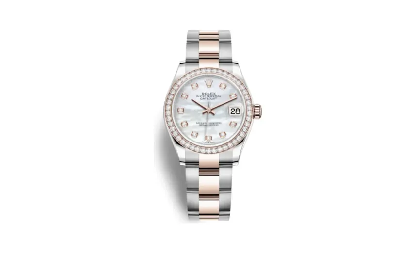 Rolex Datejust 31 Stainless Steel/ Rose Gold / Diamond / MOP / Oyster