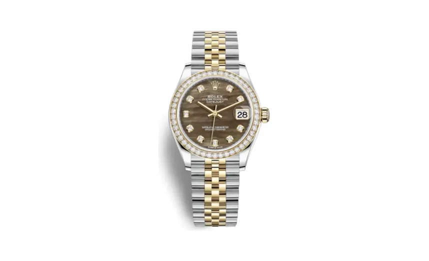 Rolex Datejust 31 Stainless Steel / Yellow Gold / Diamond / Black MOP / Jubilee