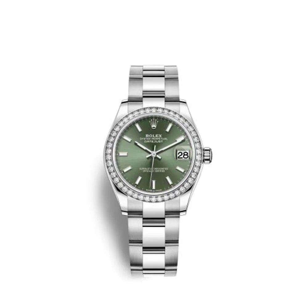 Rolex Datejust 31 Stainless Steel Diamond / Oyster / Green