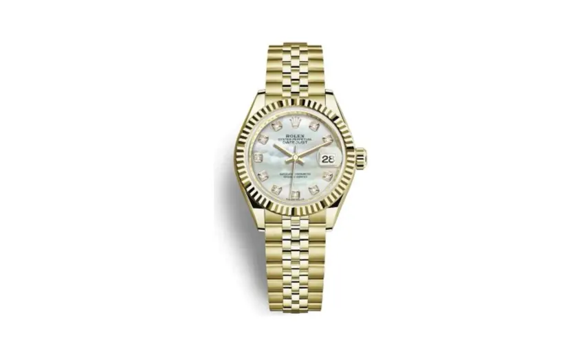 Rolex Lady-Datejust 28 Yellow Gold Fluted / Jubilee / MOP