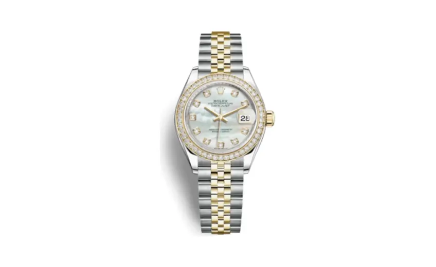 Rolex Lady-Datejust 28 Rolesor Yellow Diamond / Jubilee / MOP