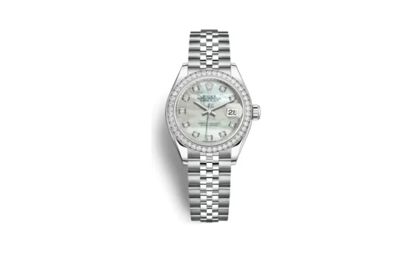 Rolex Lady-Datejust 28 Stainless Steel / Diamond / MOP / Jubilee