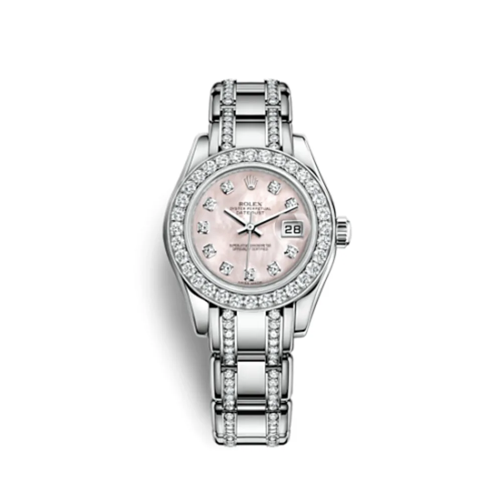 Rolex Datejust Pearlmaster 29 White Gold Diamond Mother of Pearl Diamond