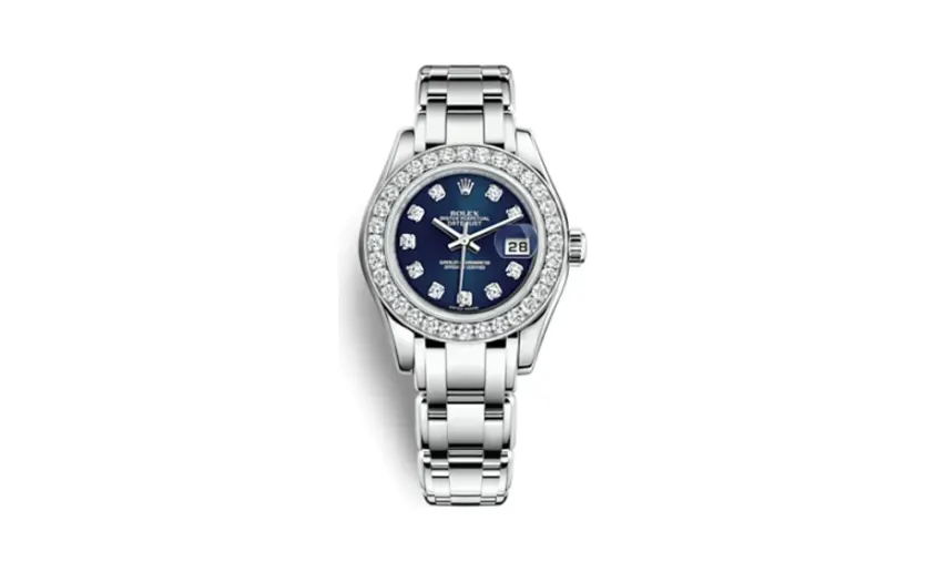 Rolex Datejust Pearlmaster 29 White Gold Diamond / Blue Diamond