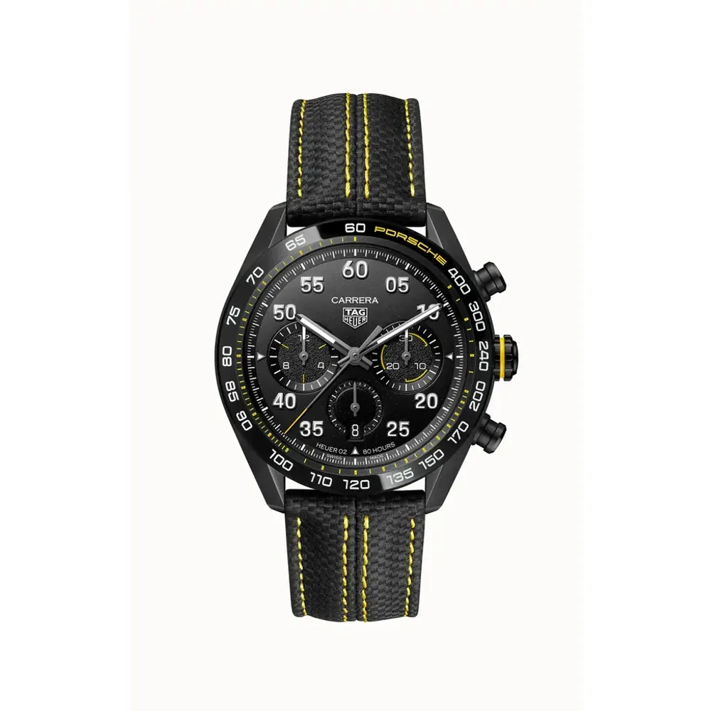 TAG Heuer Carrera Chronograph x Porsche Yellow Racing