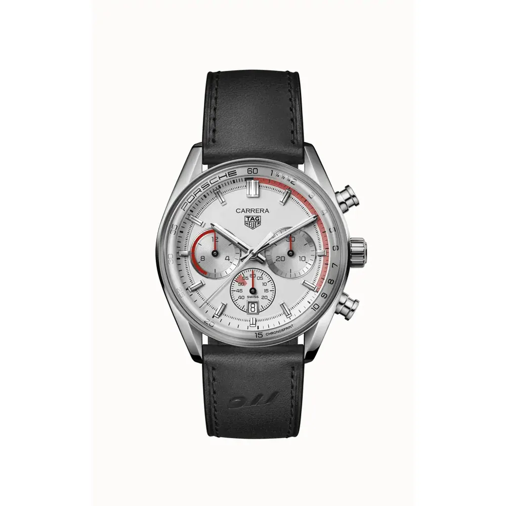 TAG Heuer Carrera Chronosprint x Porsche Automatic, 42 mm, Steel