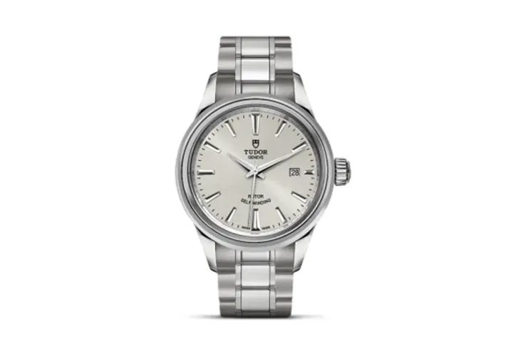 Tudor Style 28 Stainless Steel / Silver / Bracelet