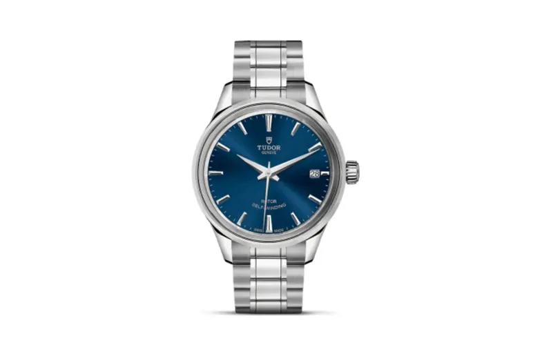Tudor Style 34 Stainless Steel / Blue / Bracelet