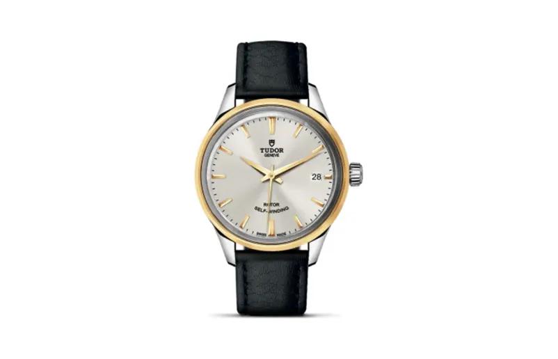 Tudor Style 34 Stainless Steel / Yellow Gold / Silver / Strap