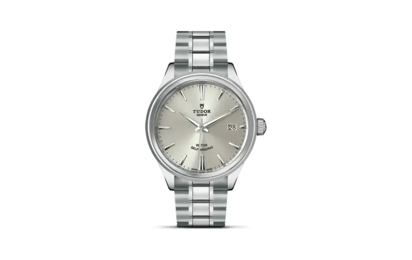 Tudor Style 38 Stainless Steel / Silver / Bracelet