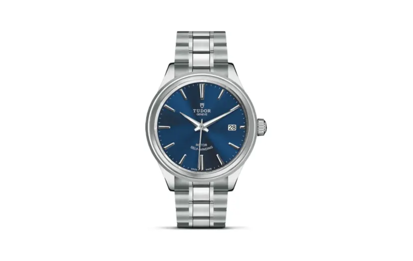 Tudor Style 38 Stainless Steel / Blue / Bracelet