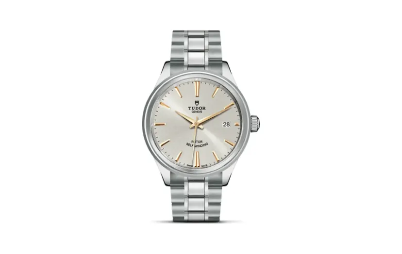 Tudor Style 38 Stainless Steel / Silver / Bracelet