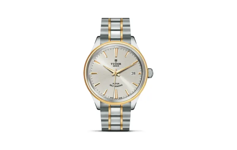 Tudor Style 38 Stainless Steel / Yellow Gold / Silver / Bracelet