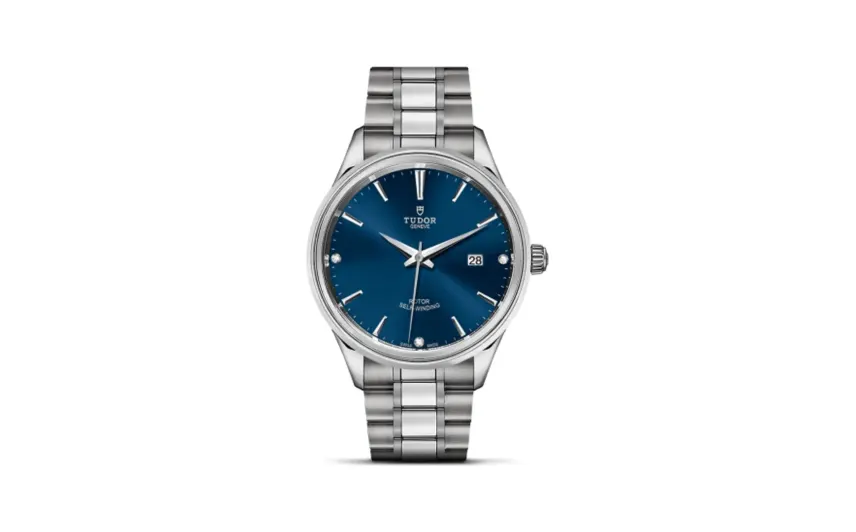 Tudor Style 41 Stainless Steel / Blue-Diamond / Bracelet