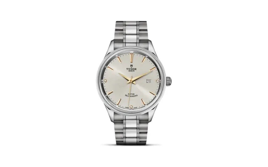 Tudor Style 41 Stainless Steel / Silver-Diamond / Bracelet