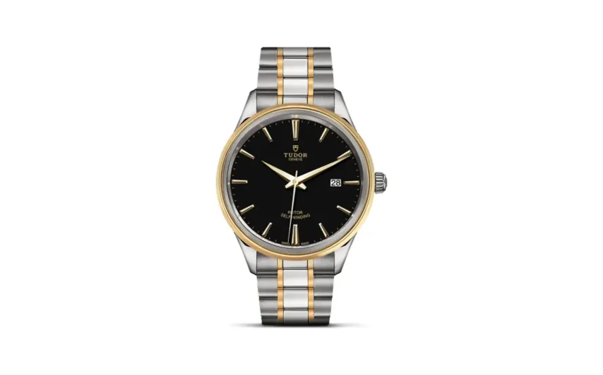 Tudor Style 41 Stainless Steel / Yellow Gold / Black / Bracelet