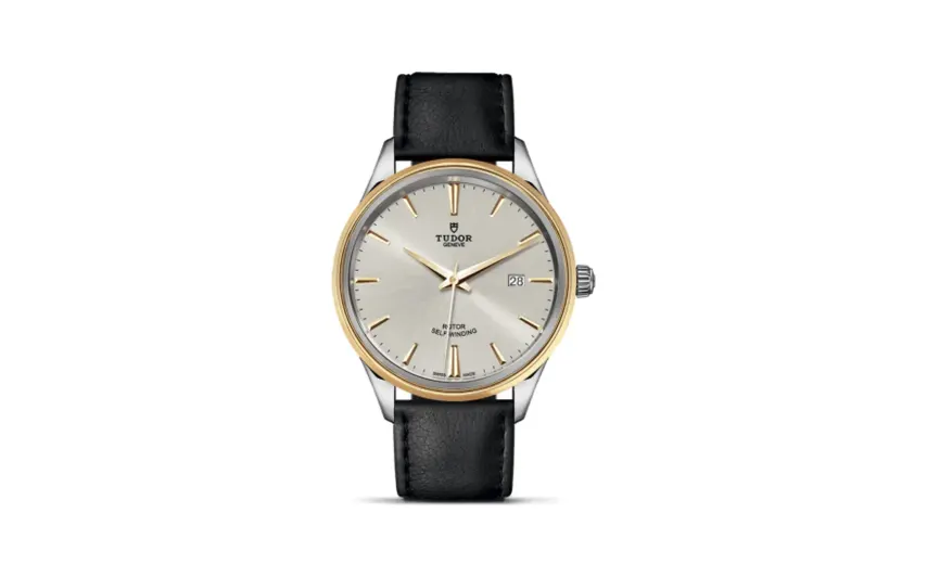 Tudor Style 41 Stainless Steel / Yellow Gold / Silver / Strap