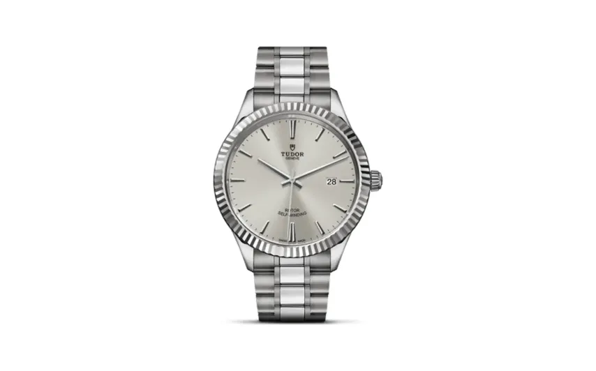 Tudor Style 41 Stainless Steel / Fluted / Silver / Bracelet