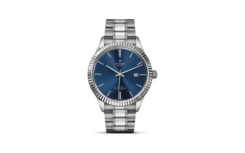 Tudor Style 41 Stainless Steel / Fluted / Blue / Bracelet