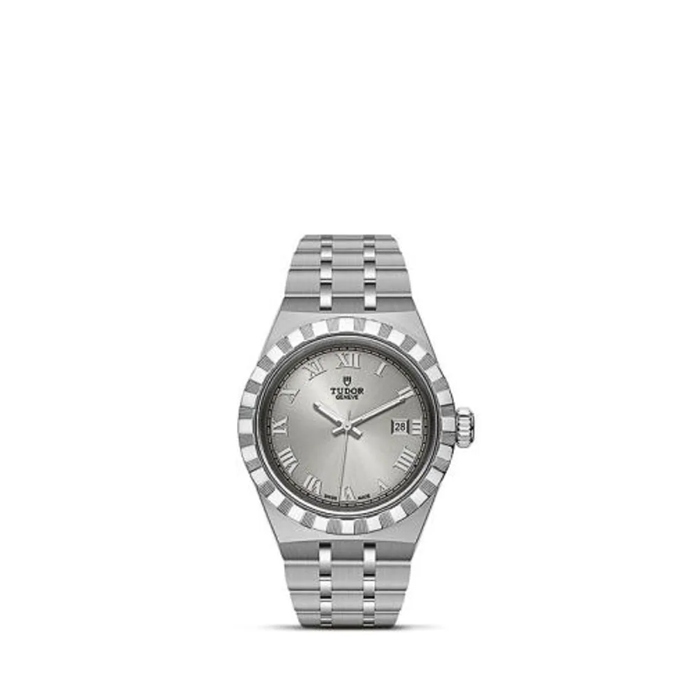 Tudor Royal Date 28 Stainless Steel / Silver - Roman