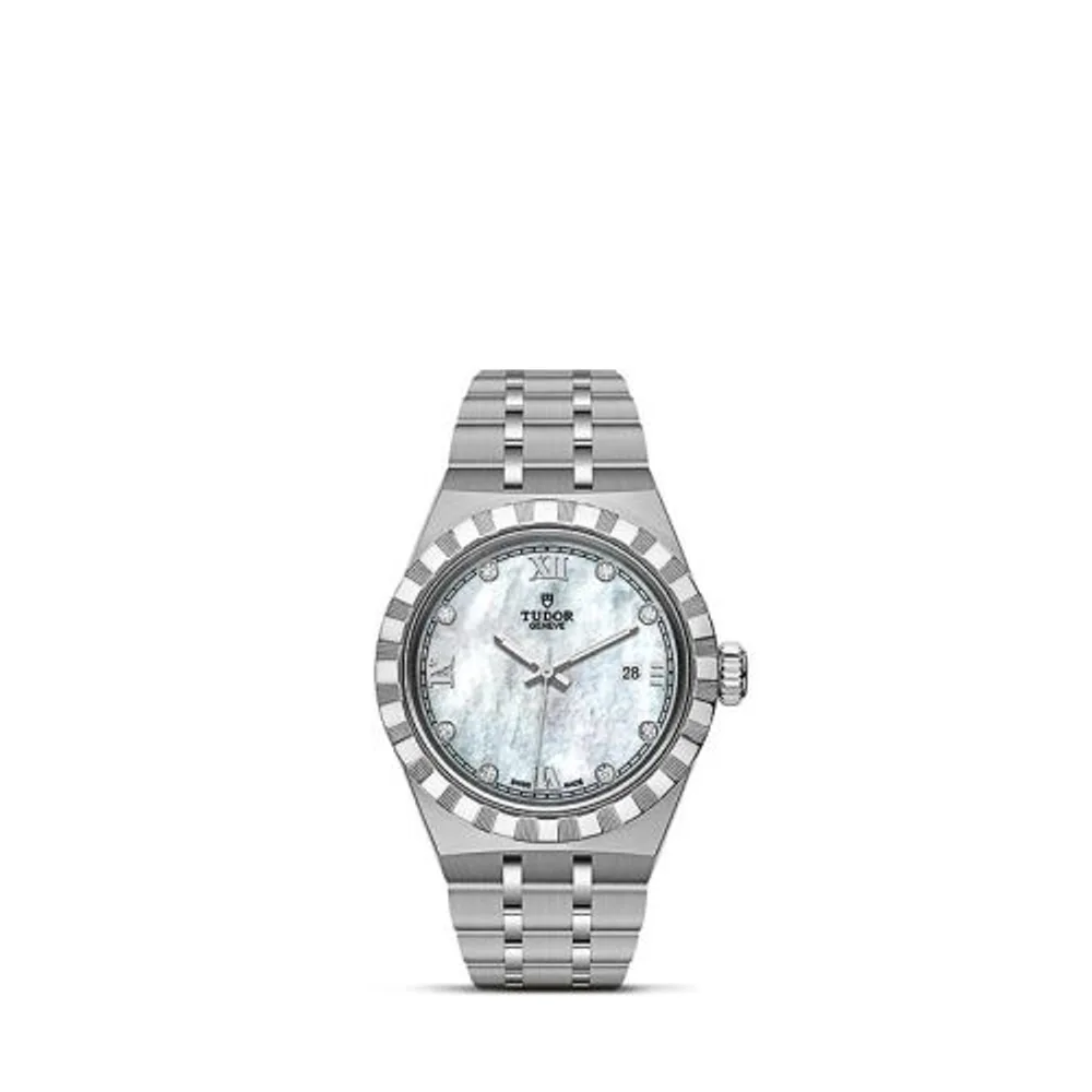 Tudor Royal Date 28 Stainless Steel / MOP